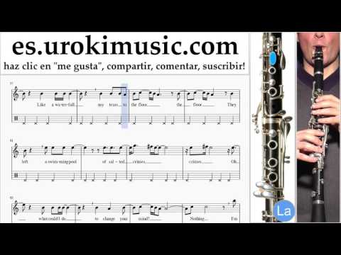 Como Tocar Clarinete Rihanna Sledgehammer Parte#2 Clases Notas Musicales Tutorial Tablatura