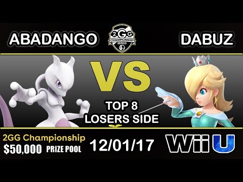 2GGC - LG | Abadango (Mewtwo/Bayonetta) Vs. Dabuz (Rosalina) Top 8 Losers Side