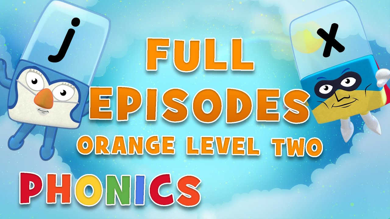 Alphablocks - Orange Level Two | Full Episodes 1-3 | #HomeSchooling | Learn to Read #WithMe