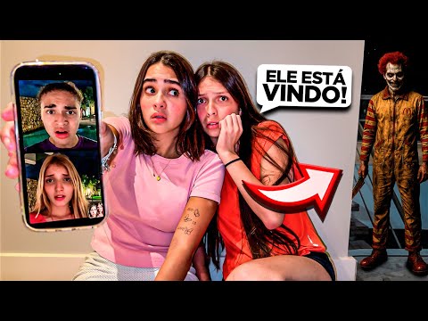 PASSAMOS A NOITE EM LUGARES ALEATÓRIOS E O RONALD MCDONALDS APARECEU 😱😱😱