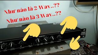 Video thumbnail for Cách Kết Nối Cân Chỉnh (Crossover dbx 223XL) 2-Way Stereo Và 3-Way Mono by Channel Giải Trí