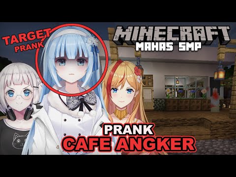 (Minecraft Indonesia) HORROR!  Dating Girls at the angker cafe (maha5 junior high school) (Indonesian vtuber)