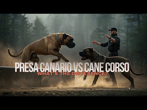 Presa Canario vs. Cane Corso – What’s the Difference? #canecorso #presacanario