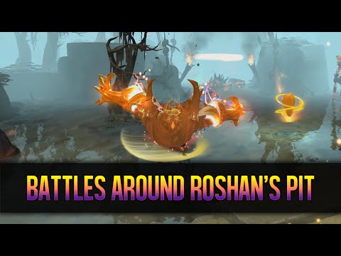 Battles around Roshan's pit by DC vs Unknown.xiu - Frankfurt Major