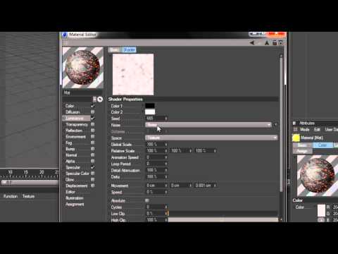 How To Create Lava Texture In Cinema 4D