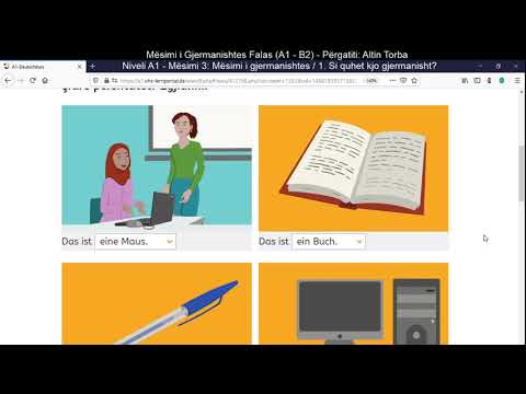 042. Mësimi 3: Mësimi i gjermanishtes / 1. Si quhet kjo gjermanisht? (Deutsch A1)