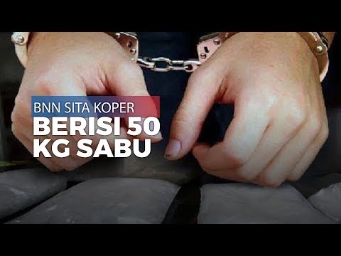 BNN Sita Satu Koper Berisi 50 Kg Lebih Sabu di Medan