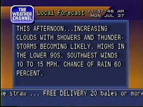 Weather Channel local forecast (1992)