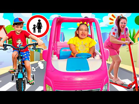 Regras de Conduta para Crianças no primeiro dia de Férias com MC Divertida, Nathizinha e JP