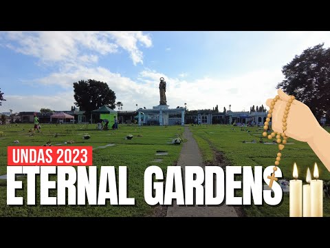 [4K] ETERNAL GARDENS MEMORIAL PARK UNDAS 2023 - BAESA QUEZON CITY