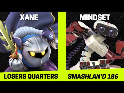 SmashLAN'd 186 Losers Quarters - xane (Meta Knight, Snake) vs Mindset (R.O.B.) - SSBU Tournament