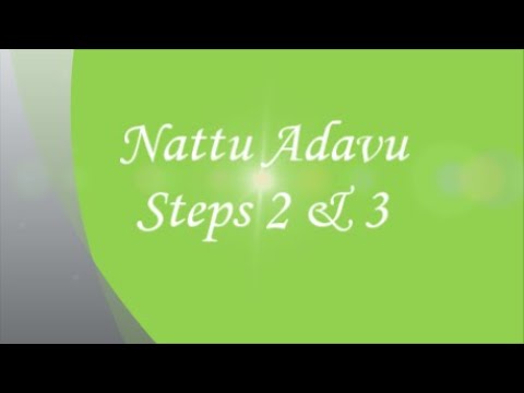 Lesson 2- Basics of Bharatanatyam, NATTUADAVU STEPS 2 & 3