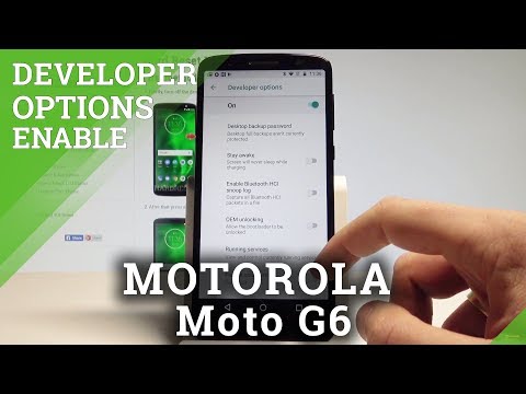 How to Enable Developer Options on MOTOROLA Moto G6 - USB Debugging & OEM Unlock