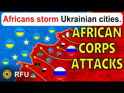 African soldiers are deployed en masse by the Russian army