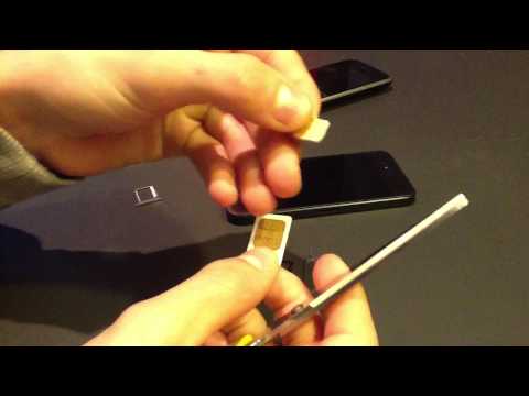 comment installer une carte sim dans l'iphone 4