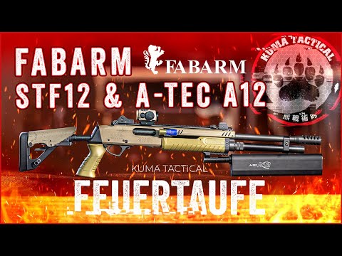 Micha´s Lieblingsflinte Fabarm STF12 im Double Feature mit dem A-TEC A12 Schalldämpfer - Feuertaufe