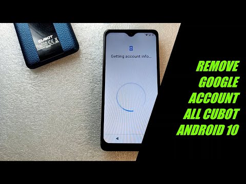 RESET GOOGLE ACCOUNT ALL CUBOT  ANDOID 10/11 ✅.