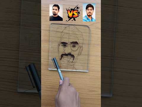 Milenge hum nahi || Mr.indian hacker vs crazy xyz #glasspanting #viralshortvideo #youtubeshort