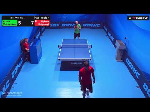 19:40 Artem Maksymenko - Mykola Halynskyi 26.07.2023 TT Euro.Cup Ukraine Star. TABLE 4