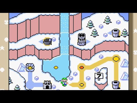 [SMW Hack - Super Luigi Land] 7-4:Sugar Snowfield 4