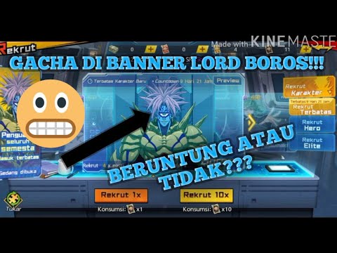 GACHA DI BANNER LORD BOROS!!!! BERUNTUNG ATAU TIDAK??? - GAME ONE PUNCH MAN
