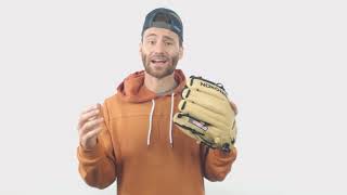Video thumbnail: Nokona SKN 11.5" Baseball Glove: SKN-1150