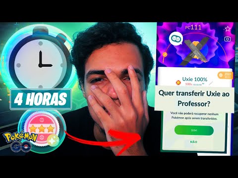 4H PRA PEGAR UM SHINY 100% OU EXCLUIR MEU LENDÁRIO SHUNDO... POKÉMON GO
