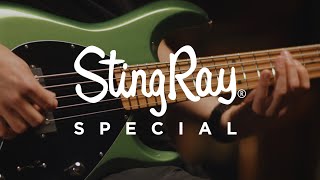 Video thumbnail for Ernie Ball Music Man Minute: StingRay5 Special in Charging Green (ft. Matt McJunkins) by Ernie Ball