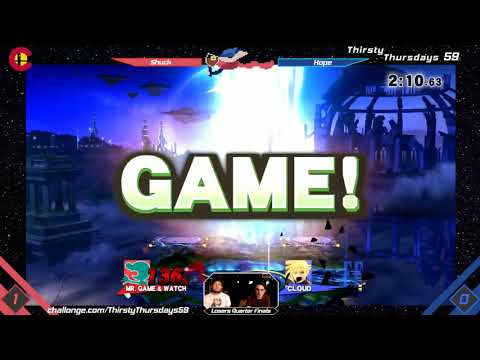 Shuck (G&W, Mewtwo) vs Hope (Cloud, Mario) - LQF
