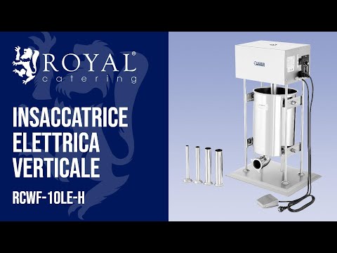Video - Insaccatrice elettrica verticale - 10 litri