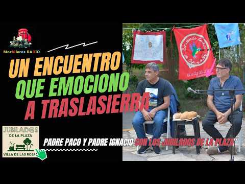 Visita del Padre Ignacio y Paco en la Plaza de Villa de las Rosas