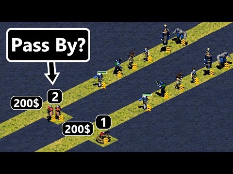 Can Infantry pass by 2 Conscripts or 1 Dep Gi? - Red Alert 2