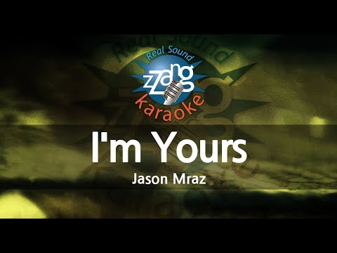 Jason Mraz-I'm Yours  (Melody) (Karaoke Version) [ZZang KARAOKE]