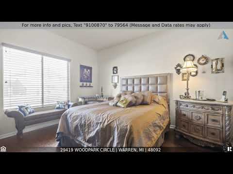 Priced at $254,900 - 29419 Woodpark Circle, Warren, MI 48092