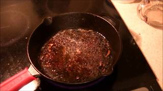 how to clean a cast iron pan without kosher salt