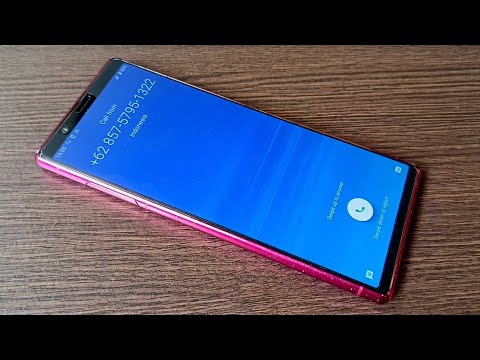 Sony Xperia 5 Closeup incoming Calls