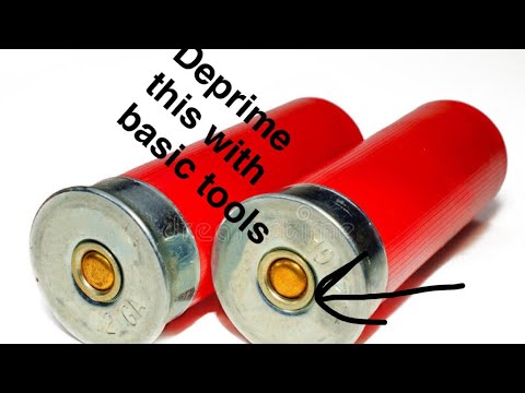 How to deprime shotgun shells with basic tools