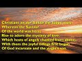 Christians Awake, Salute the Happy Morn (Tune: Yorkshire - 4vv) [with lyrics for congregations]