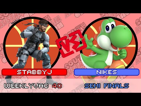 WeeklyVac 40 - SSBU - StabbyJ (Snake) vs Nikes (Yoshi)