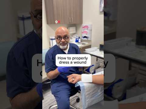 How to Properly Dress a Wound 🩸🩹With Wound Care Specialist Dr. Abdul Moosa