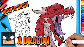 How to Draw a Dragon | Step by Step Drawing Tutorial