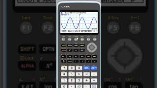drawing trig graphs on a graphical calculator