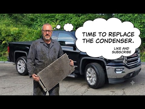 2016 GMC SIERRA - AC CONDENSER REMOVAL (COMMON ISSUE) #chevy #gmc