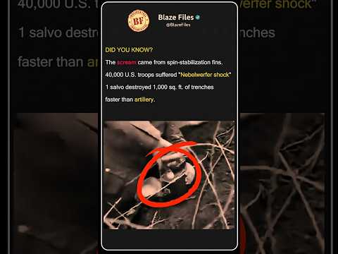 6 SCREAMING ROCKETS ERASED TRENCHES in 10 Seconds: Nazi Germany's Secret Weapon #shorts