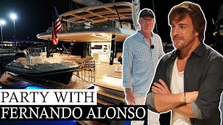 Private Sunreef Party with FERNANDO ALONSO for F1 Weekend in Miami! Party on a Sailing Catamaran!