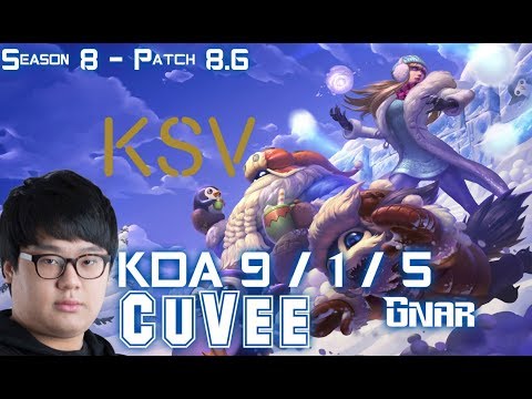 KSV CuVee GNAR vs JAX Top - Patch 8.6 KR Ranked