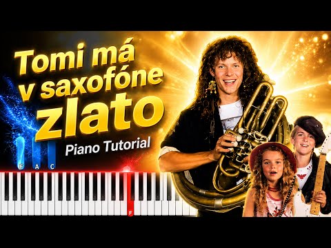 Peter Nagy s deťmi na klavíri ???? Ako zahrať Tomi má v saxofóne zlato v rôznych úpravách