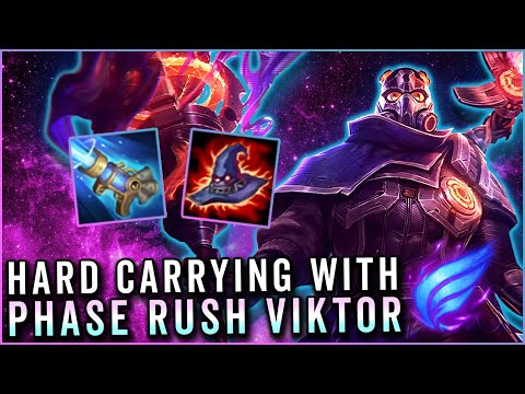 PHASE RUSH VIKTOR CAN DEFINITELY CARRY! | VIKTOR VS RYZE FULL GAMEPLAY | VIKTORIOUS