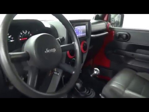 2008 Jeep Wrangler X 2 Dr 3 8 4wd Fire Cracker Red over Gray Presented by M & I Motors 17279