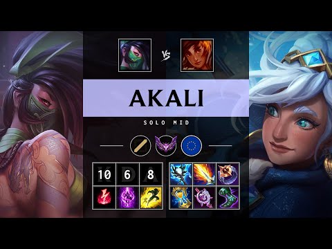 Akali Mid vs Taliyah: Dominating - EUW Master Patch 14.22
